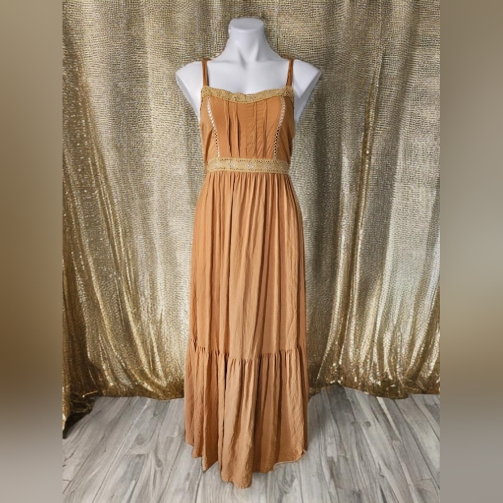 Rusttydustty Maxi  Viscose Dress